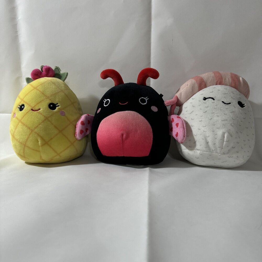 3 * Super Cute Squishmallows Lot
